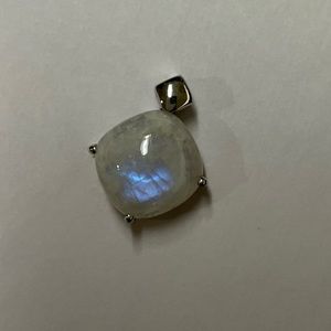 Sterling Silver Rainbow Moonstone Pendant qvc J399674